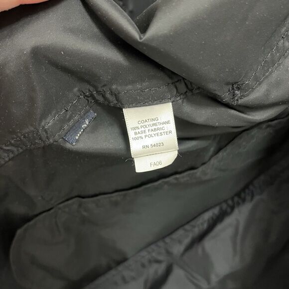 Banana Republic | Women’s Black Long Double Breasted Trench Rain Coat Belted Med - Picture 8 of 8